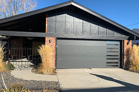 Modern Flush Steel Door